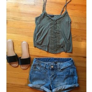 American Eagle Green Tank Top